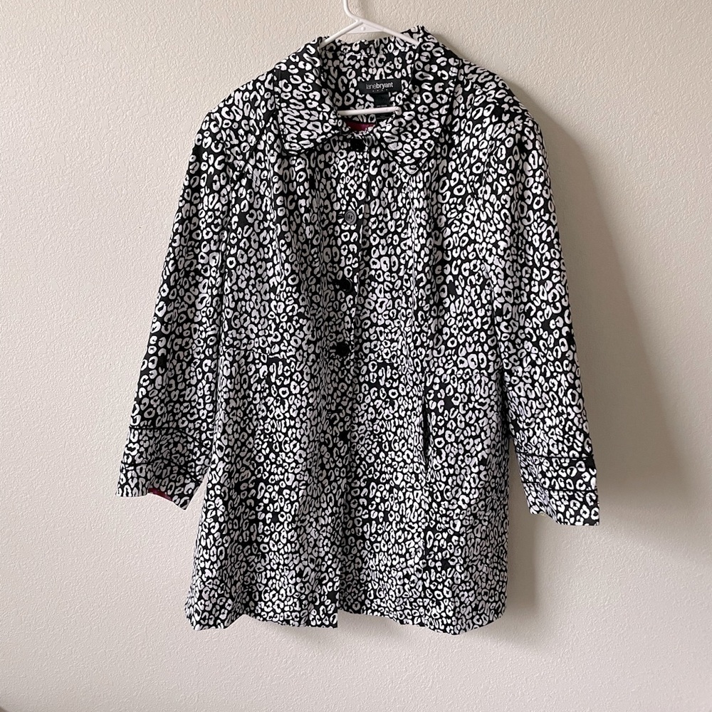 Lane Bryant Black & White Jacket